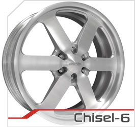 budnik wheels Six-Lug Series chisel-6