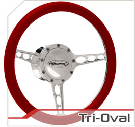 budnik steering wheel tri oval
